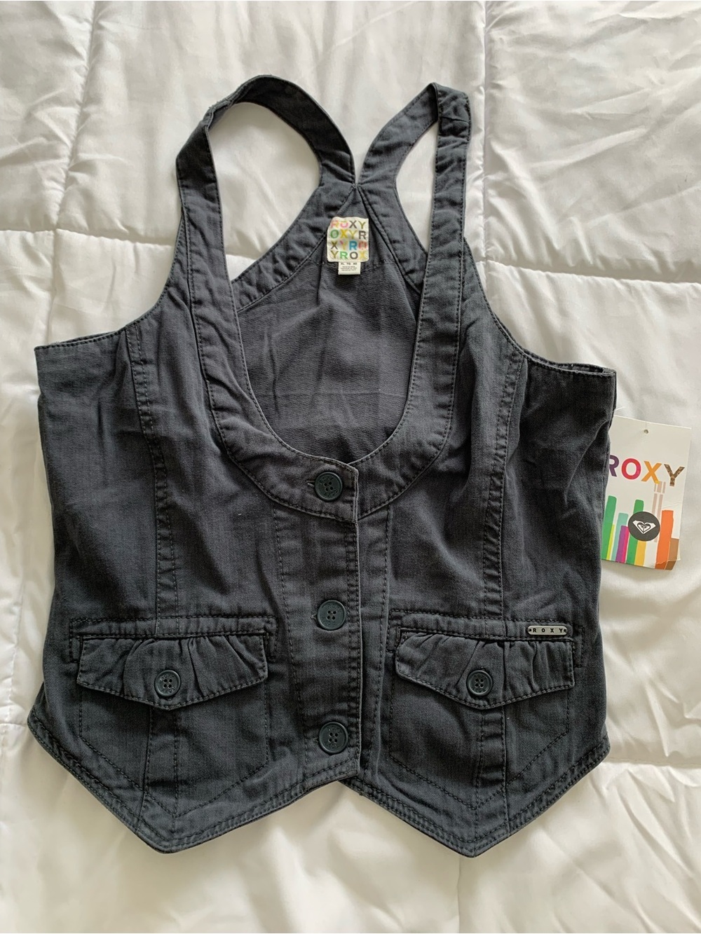 New Roxy Uptown Girt Vest Size XL